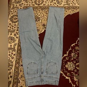 Wide leg jeans